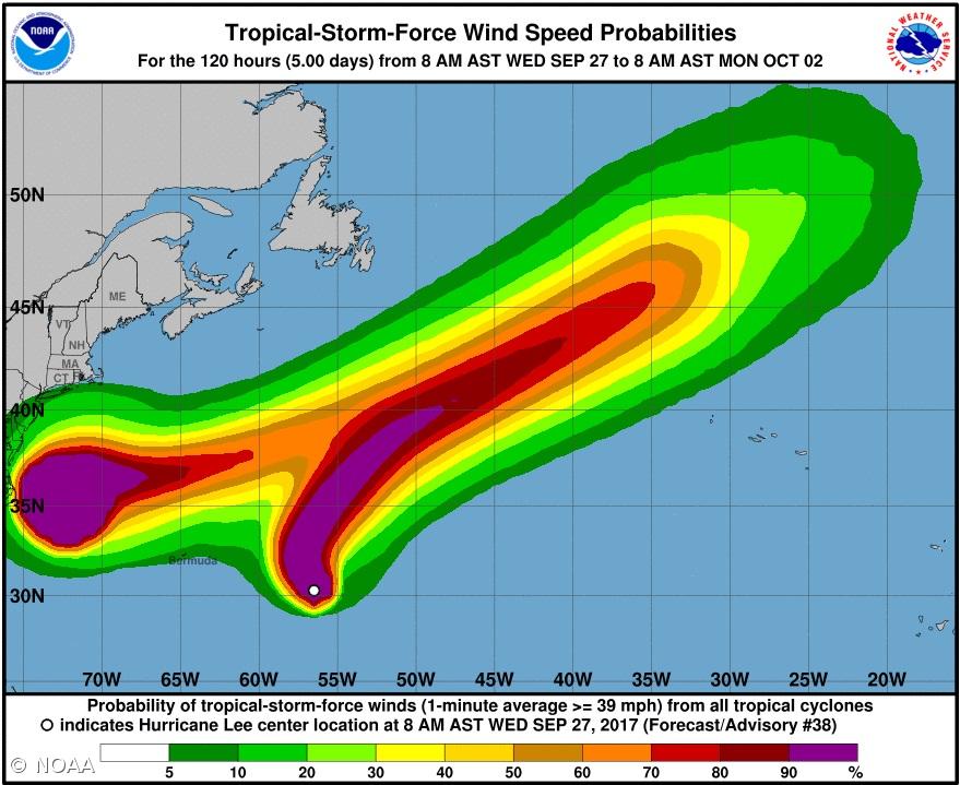 Maria tornou-se novamente furacão e ameaça Carolina do Norte – Imagem 1