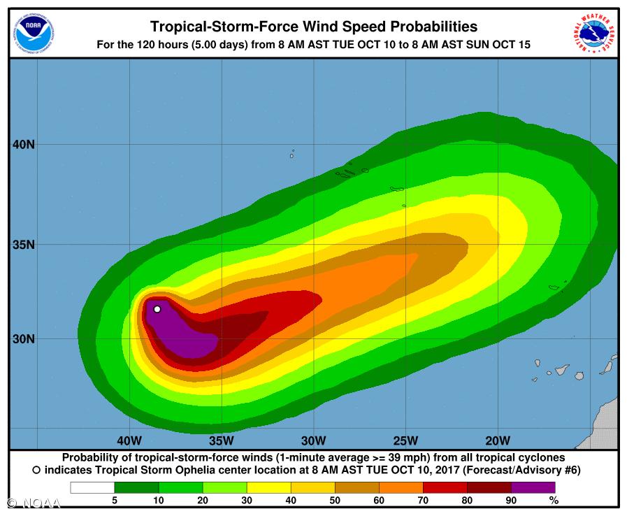 Todas as autoridades de Proteção Civil nos Açores acompanham tempestade tropical Ophelia – Imagem 1