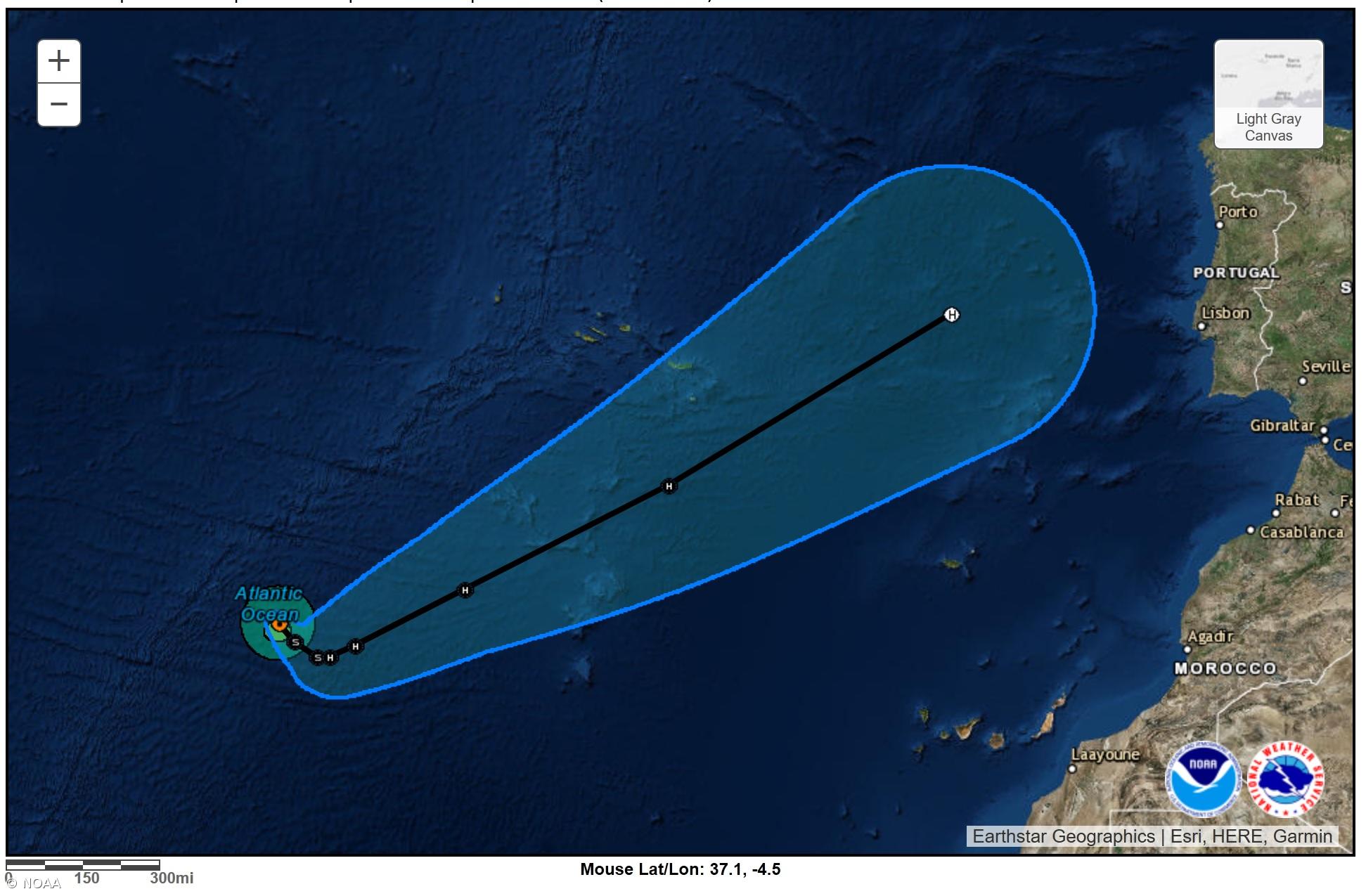 Ophelia atinge categoria de furacão na quinta-feira – Imagem 1