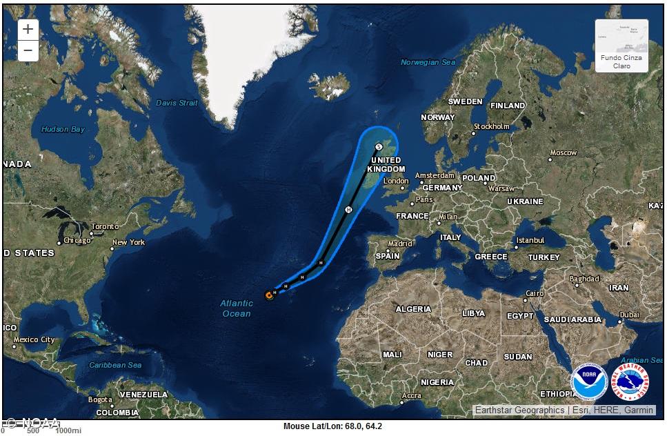 Proteção Civil reforça meios em Santa Maria devido ao furação Ophelia – Imagem 1