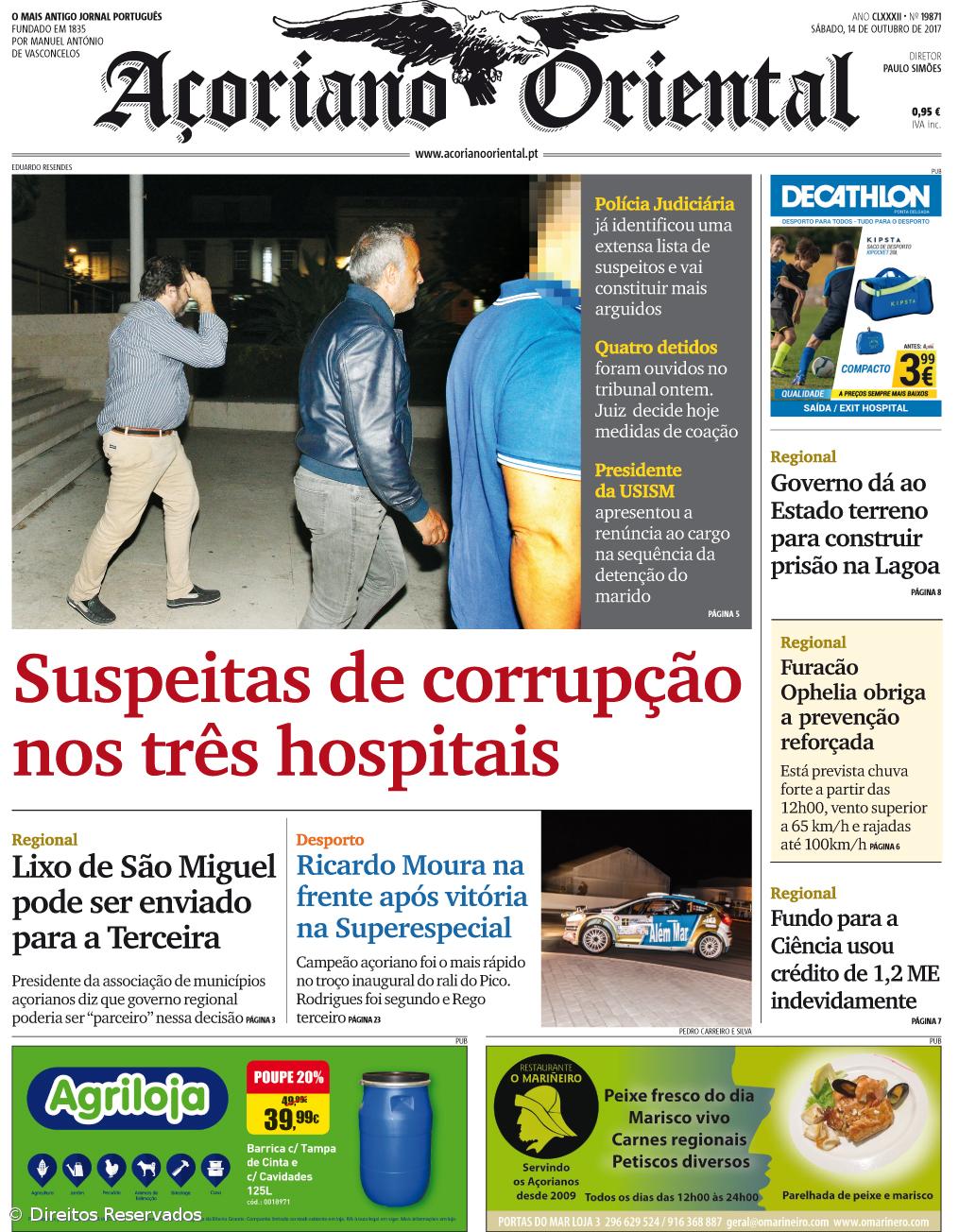 Suspeitas de corrupção nos três hospitais – Imagem 1
