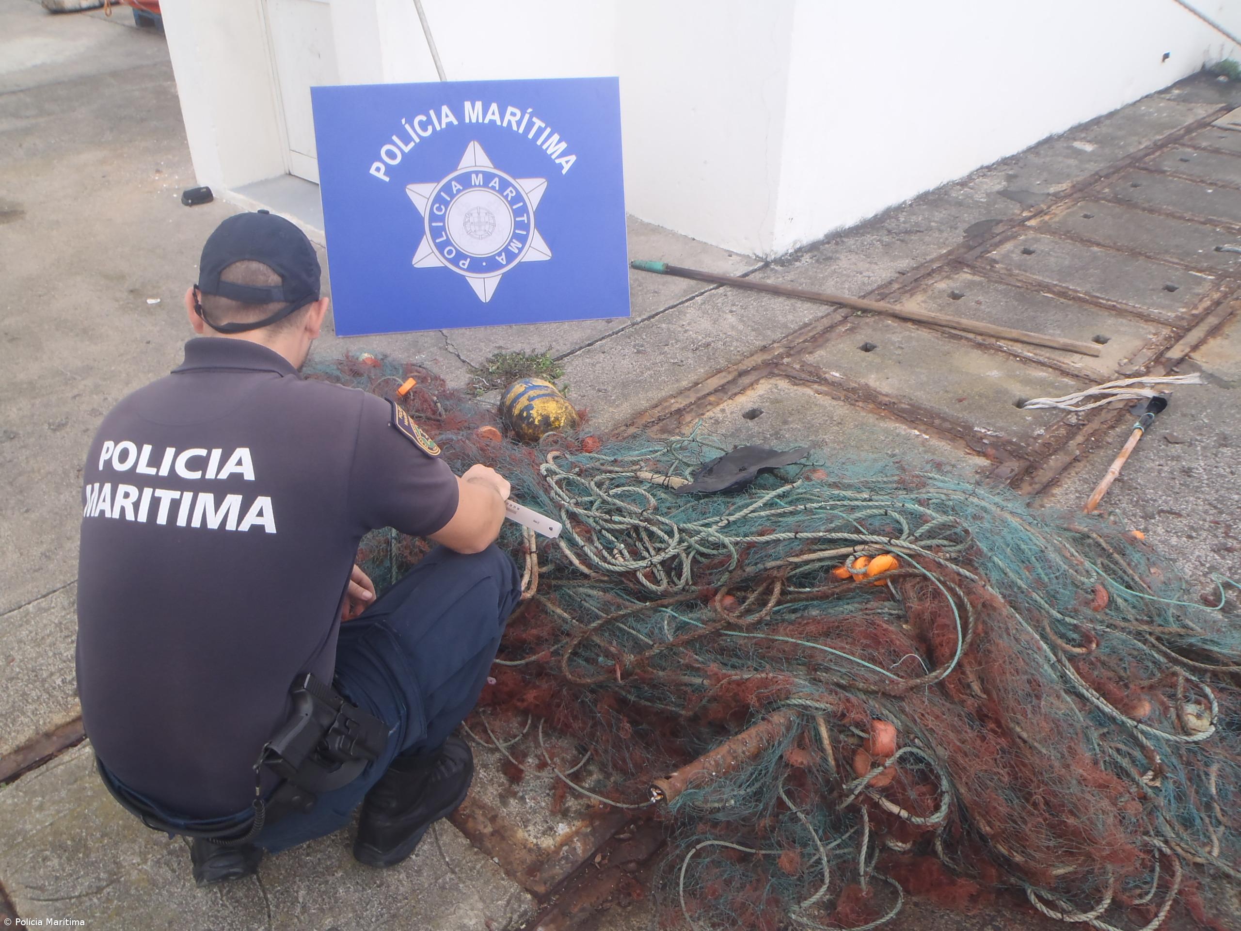 Polícia Maritima apreende arte de pesca com 300 metros – Imagem 1