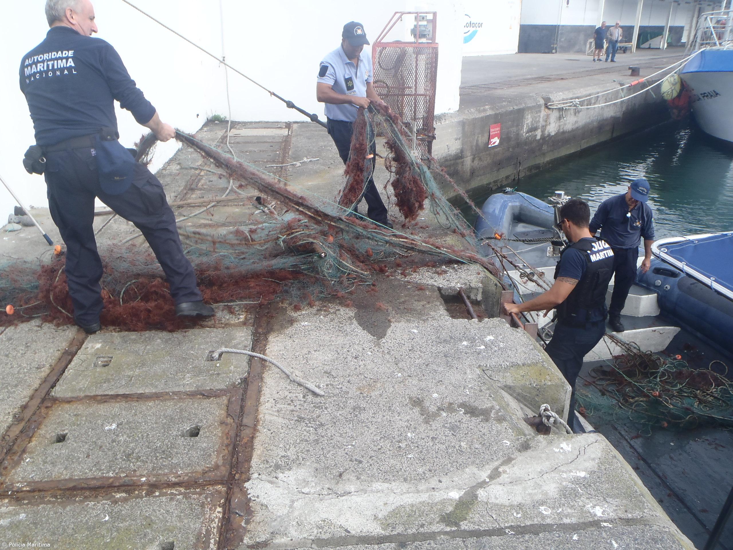 Polícia Maritima apreende arte de pesca com 300 metros – Imagem 2