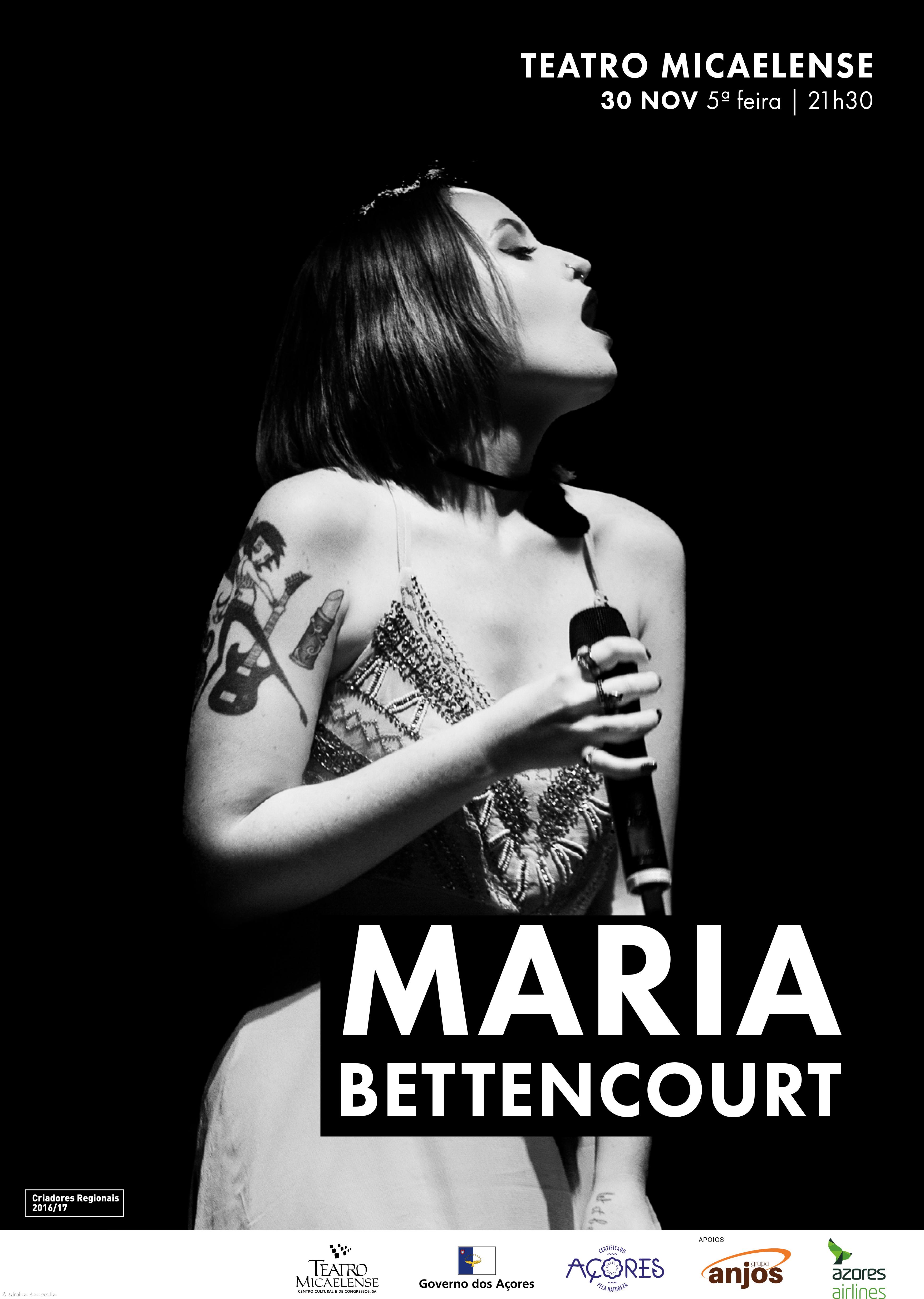 Teatro Micaelense 'fecha' novembro com concerto de Maria Bettencourt  – Imagem 1