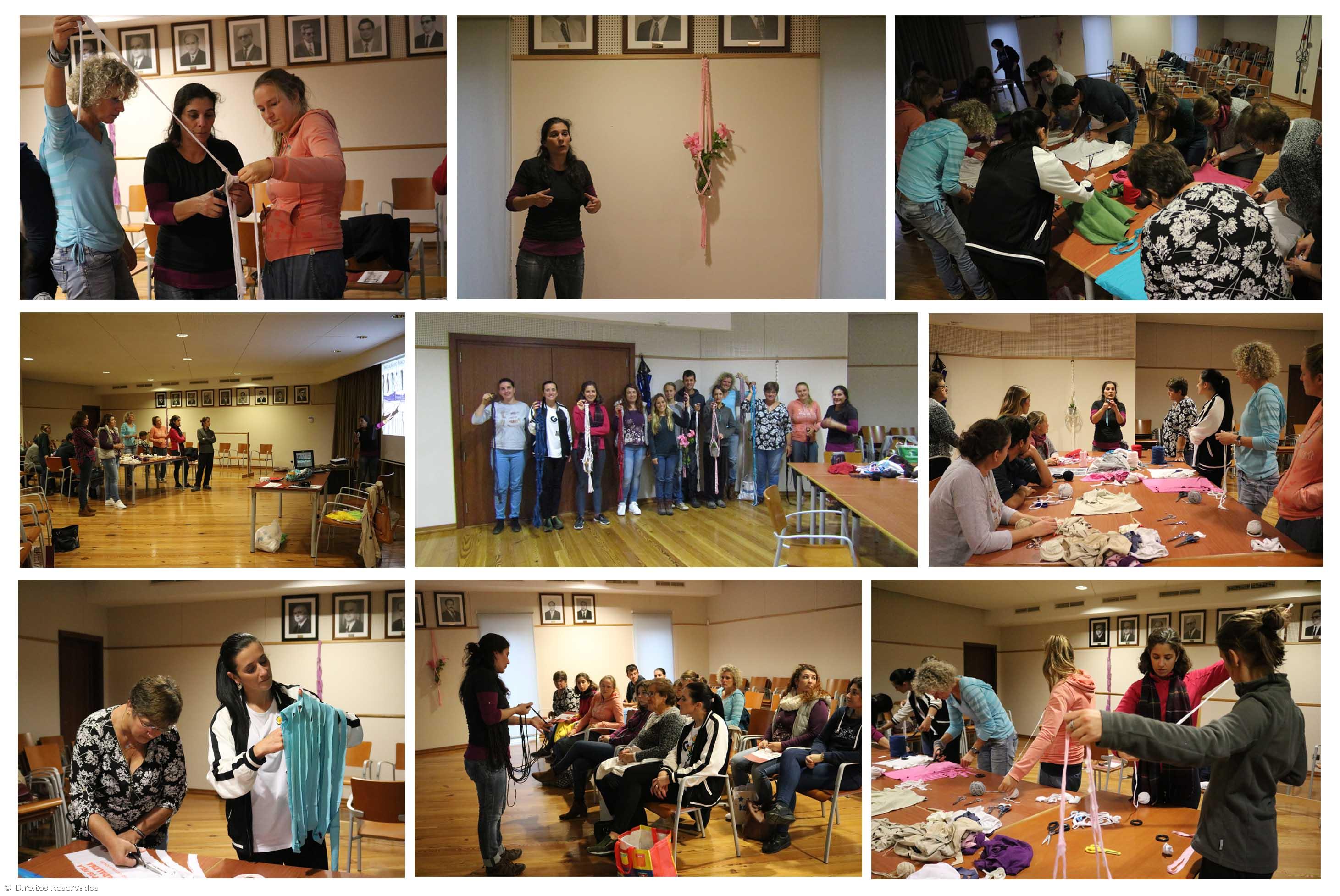 Macramé ao serviço da reutilização de materiais na Madalena – Imagem 1