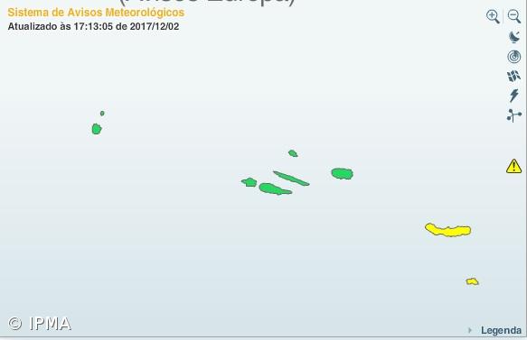 São Miguel e Santa Maria continuam em alerta amarelo – Imagem 1