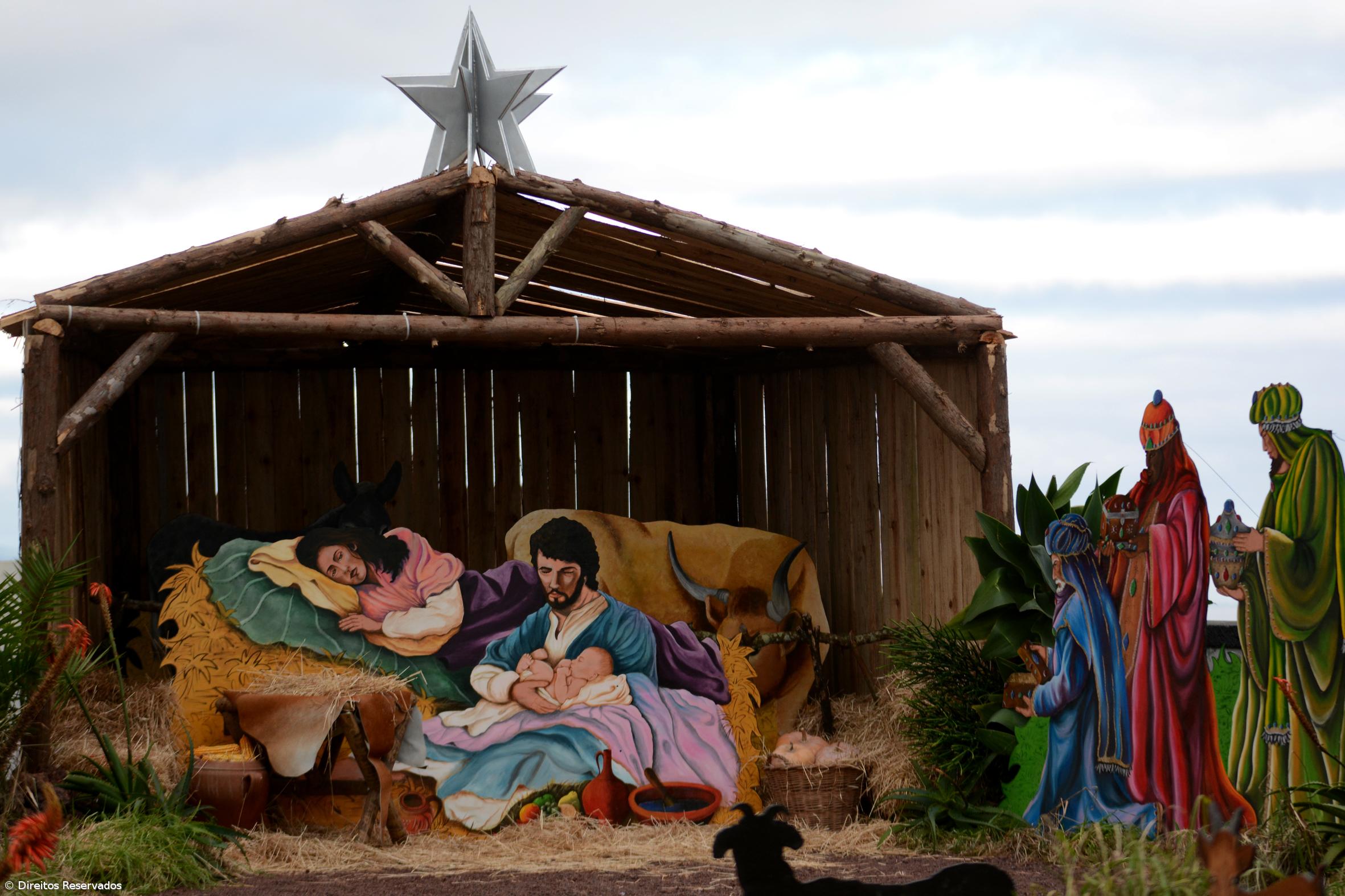 Centro histórico da Ribeira Grande com presépio em tamanho real – Imagem 3