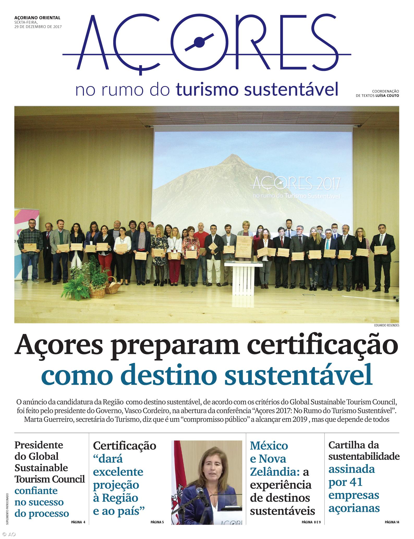Suplemento "Açores: no rumo do turismo sustentável" – Imagem 1