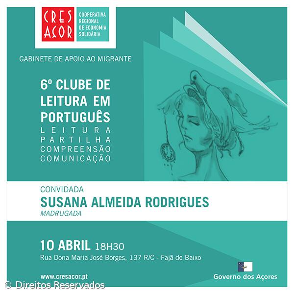 Susana Almeida Rodrigues no 6º Clube de Leitura em Português – Imagem 1