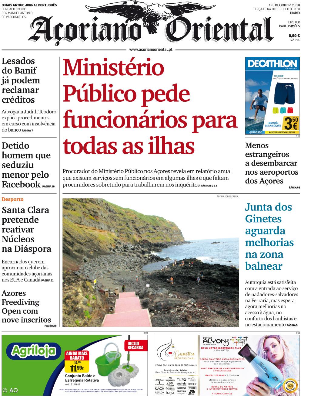 "Ministério Público pede funcionários para todas as ilhas" – Imagem 1