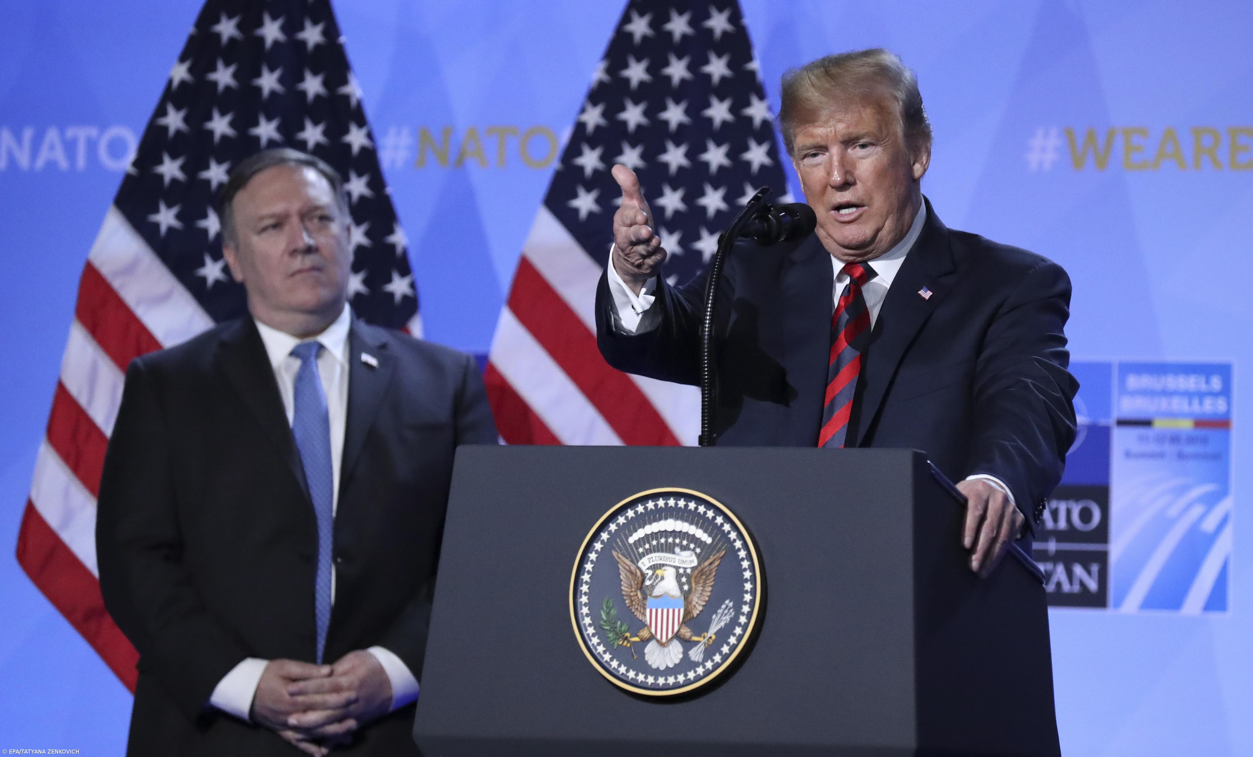 Trump diz que Democratas não são patriotas por promoverem processo de destituição – Imagem 1