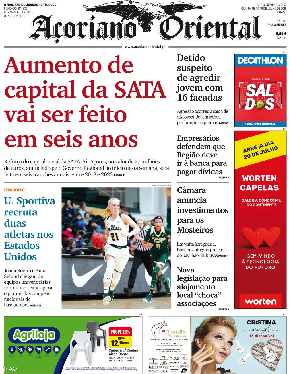 Aumento de capital da SATA vai ser feito em seis anos – Imagem 1
