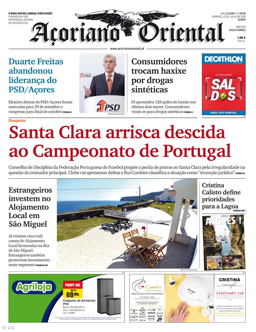 Santa Clara arrisca descida ao Campeonato de Portugal – Imagem 1