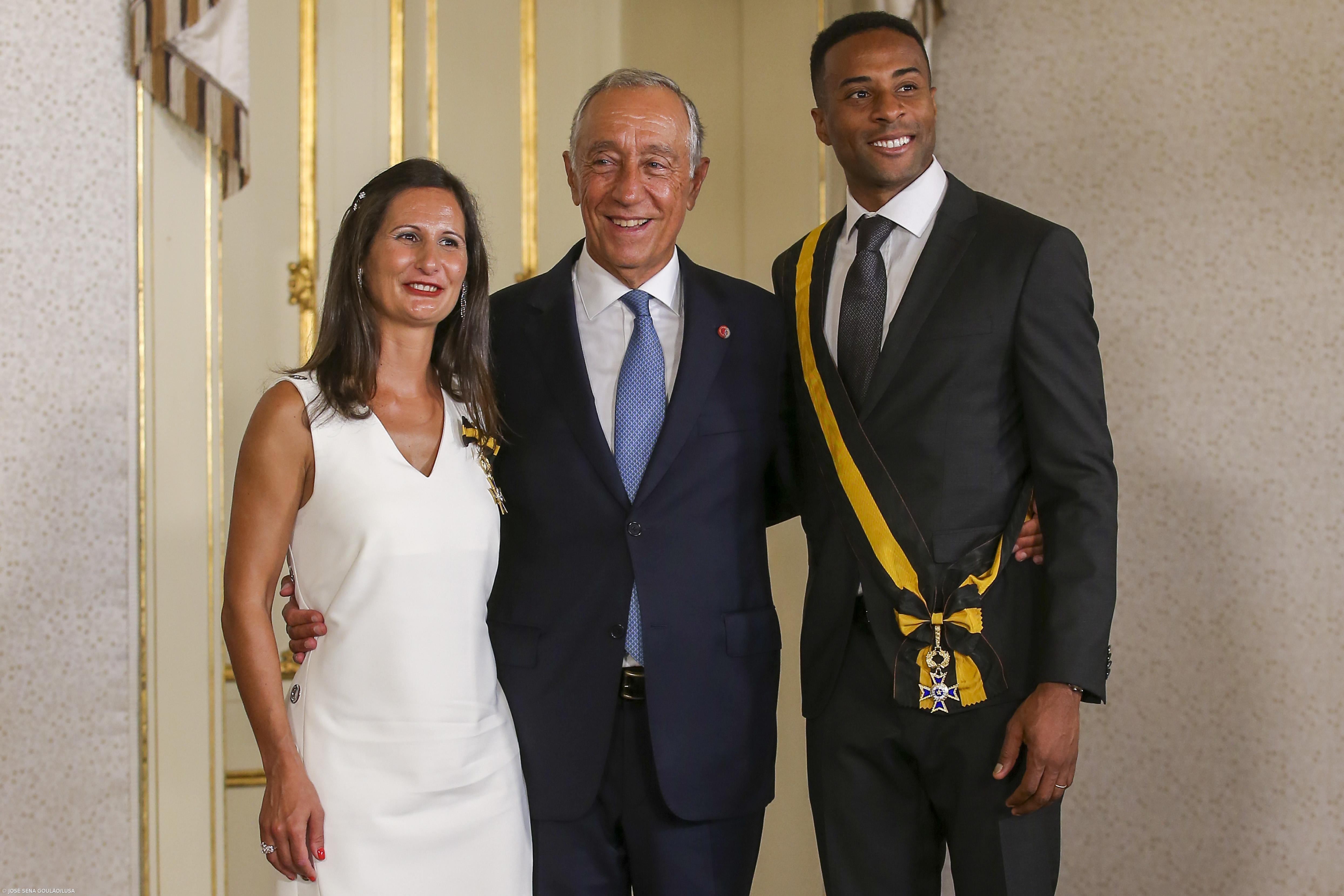 Nelson Évora e Inês Henriques condecorados pelo Presidente da República – Imagem 1