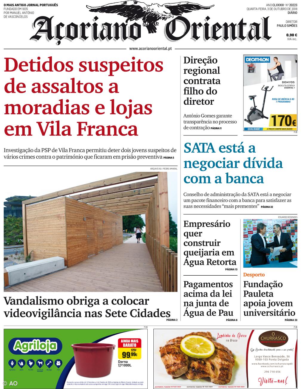Detidos suspeitos de assaltos a moradias e lojas em Vila Franca – Imagem 1