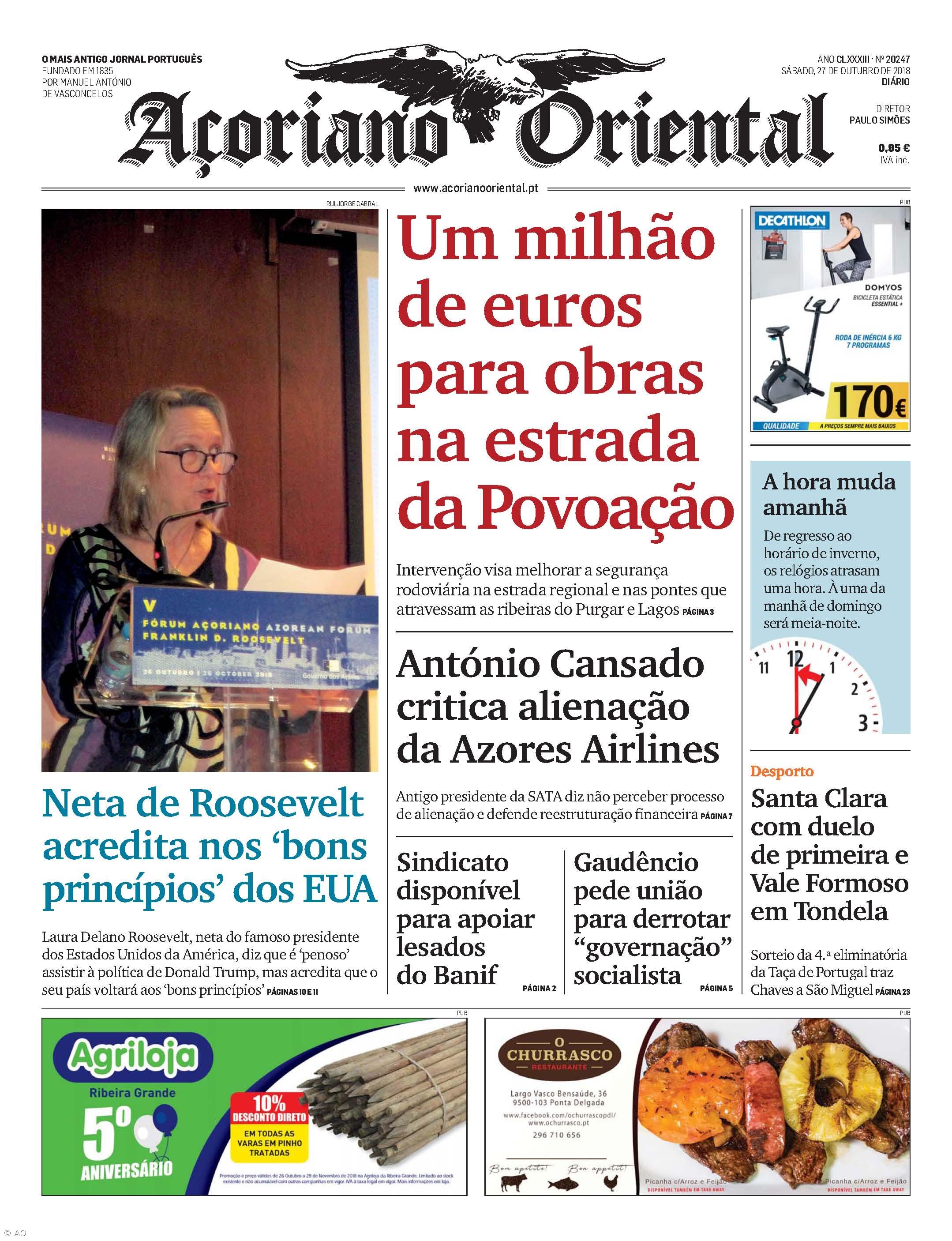 "Um milhão de euros para obras na estrada da Povoação"  – Imagem 1