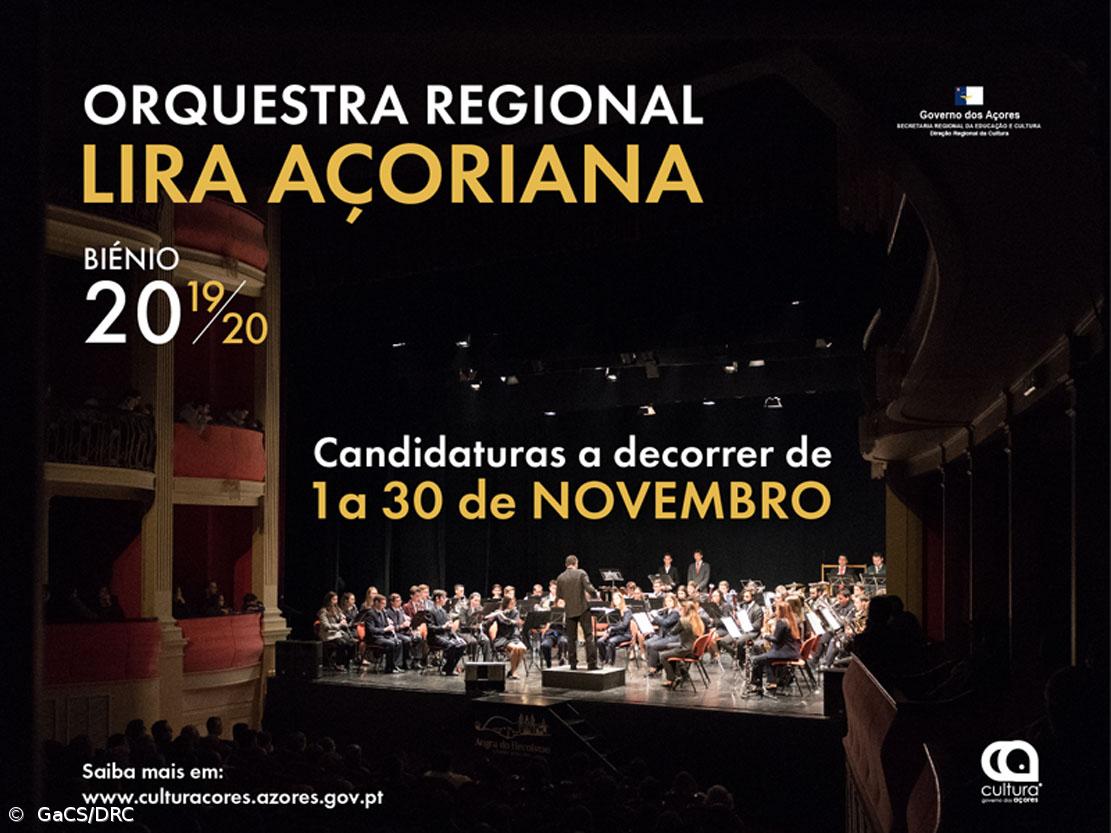 Abertas candidaturas para a realização de audições para a Orquestra Regional Lira Açoriana – Imagem 1