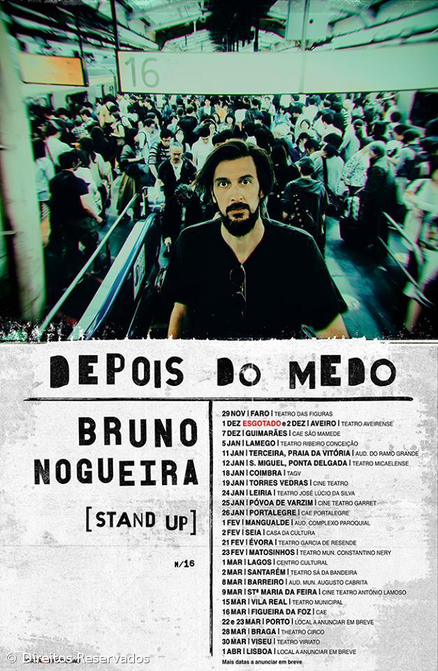 Bruno Nogueira regressa ao 'stand-up' dez anos depois  – Imagem 1