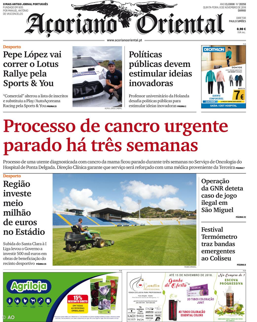 Processo de cancro urgente parado há três semanas  – Imagem 1