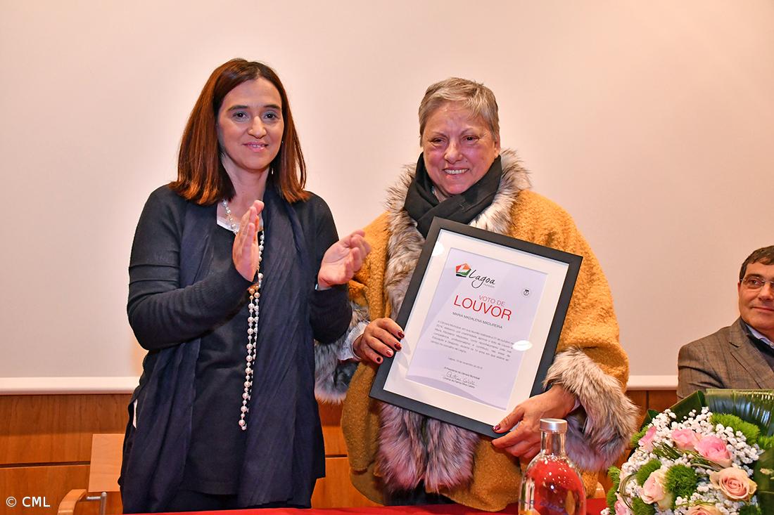 Câmara Municipal de Lagoa homenageia Madalena Madureira – Imagem 1