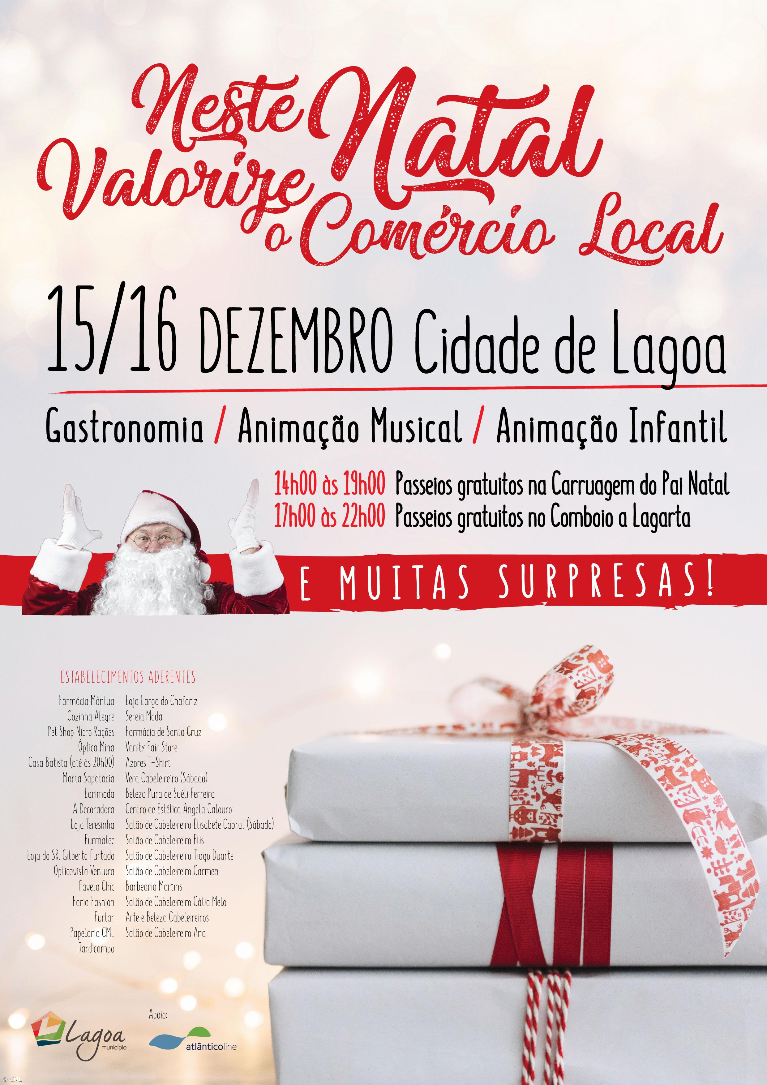 Câmara da Lagoa valoriza comércio local este Natal – Imagem 1