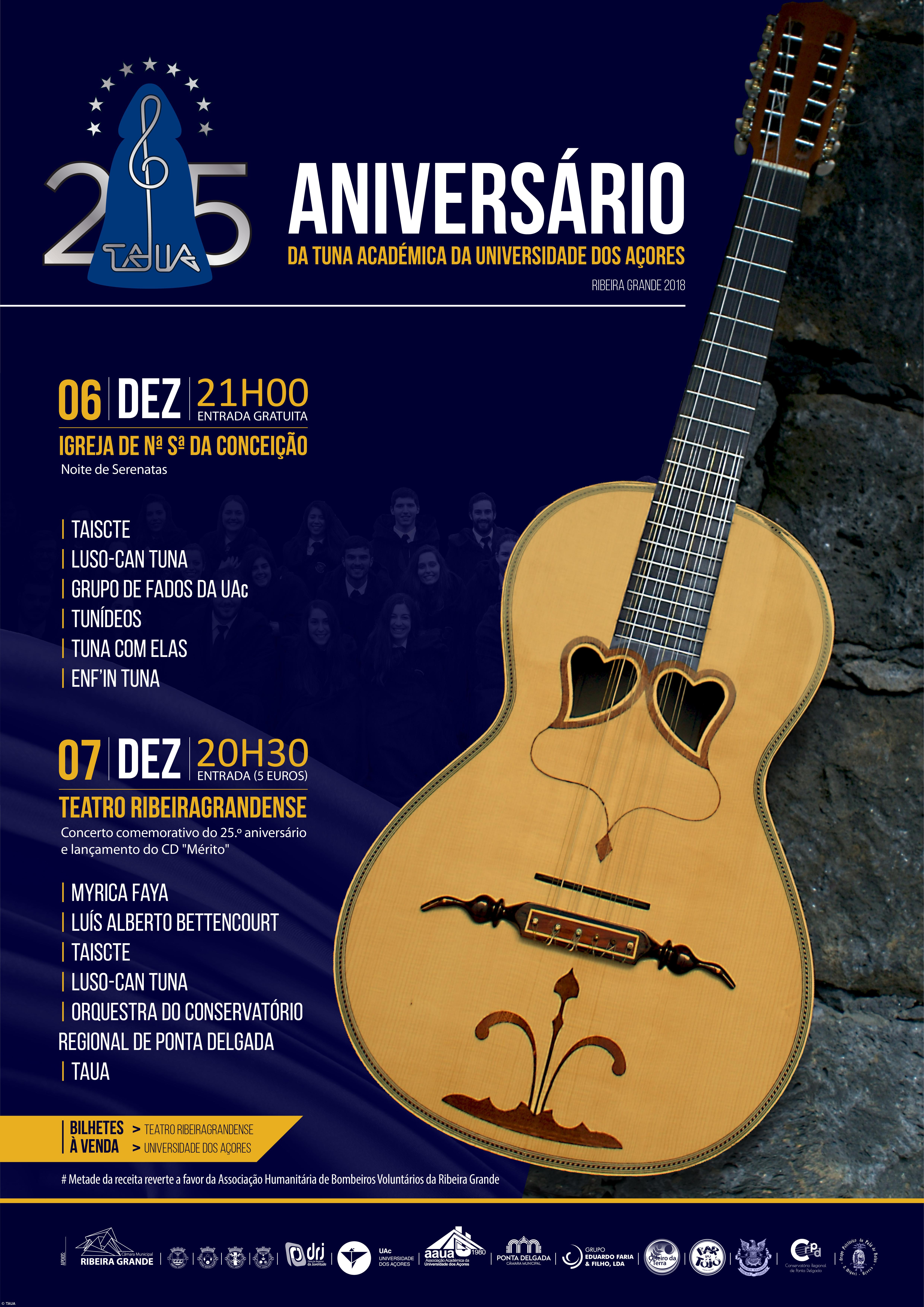 TAUA celebra 25º aniversário com concertos na Ribeira Grande – Imagem 1
