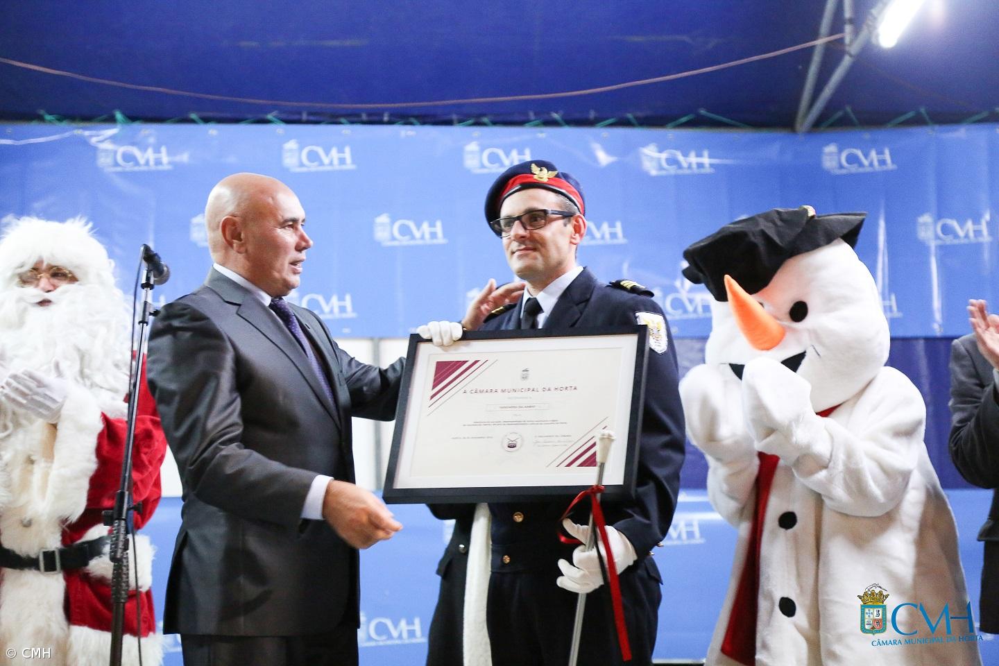 Natal com Tradição começou com reconhecimento à Fanfarra dos Bombeiros Voluntários – Imagem 2