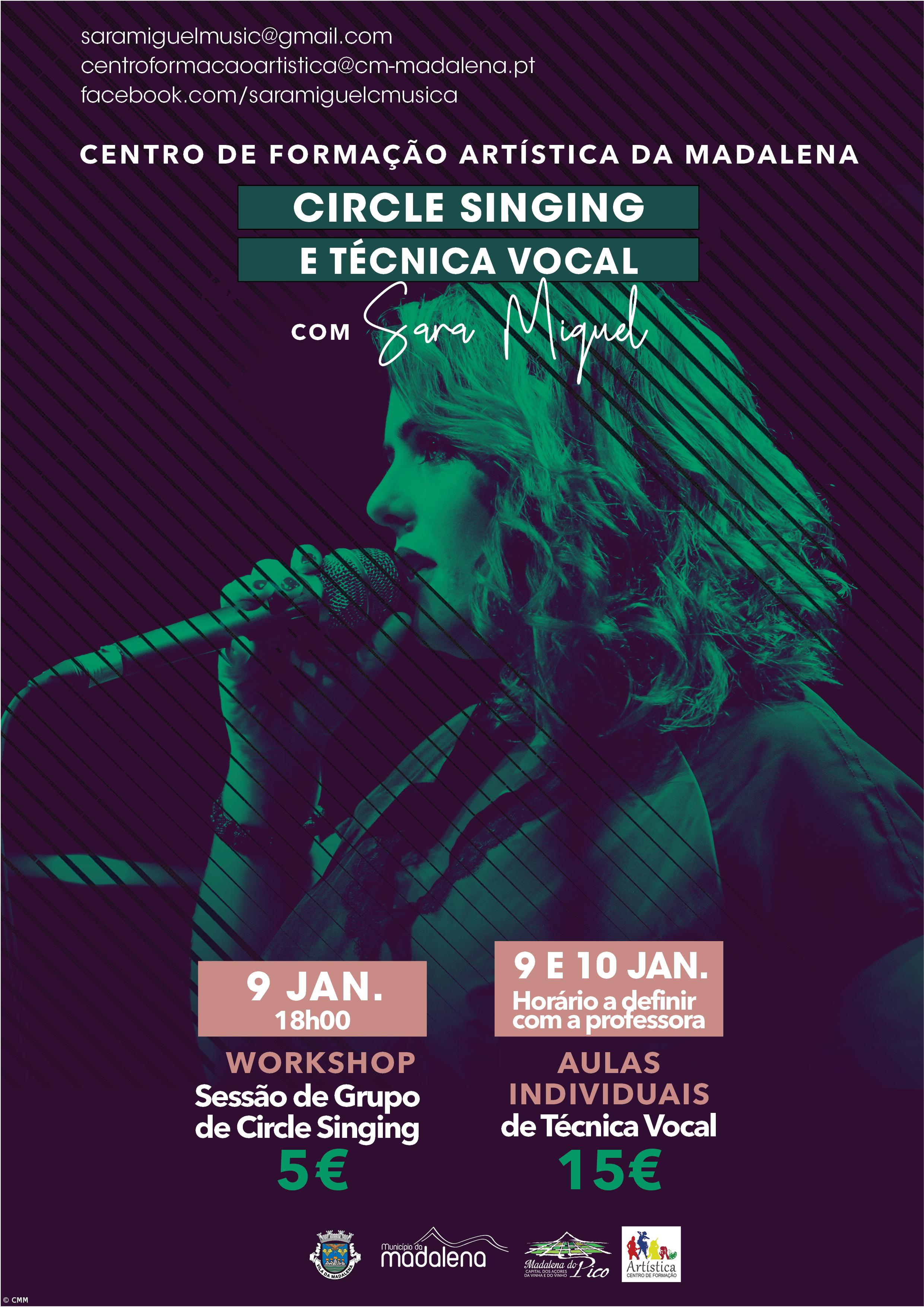 Município da Madalena Promove Workshop de Circle Singing com Sara Miguel – Imagem 1