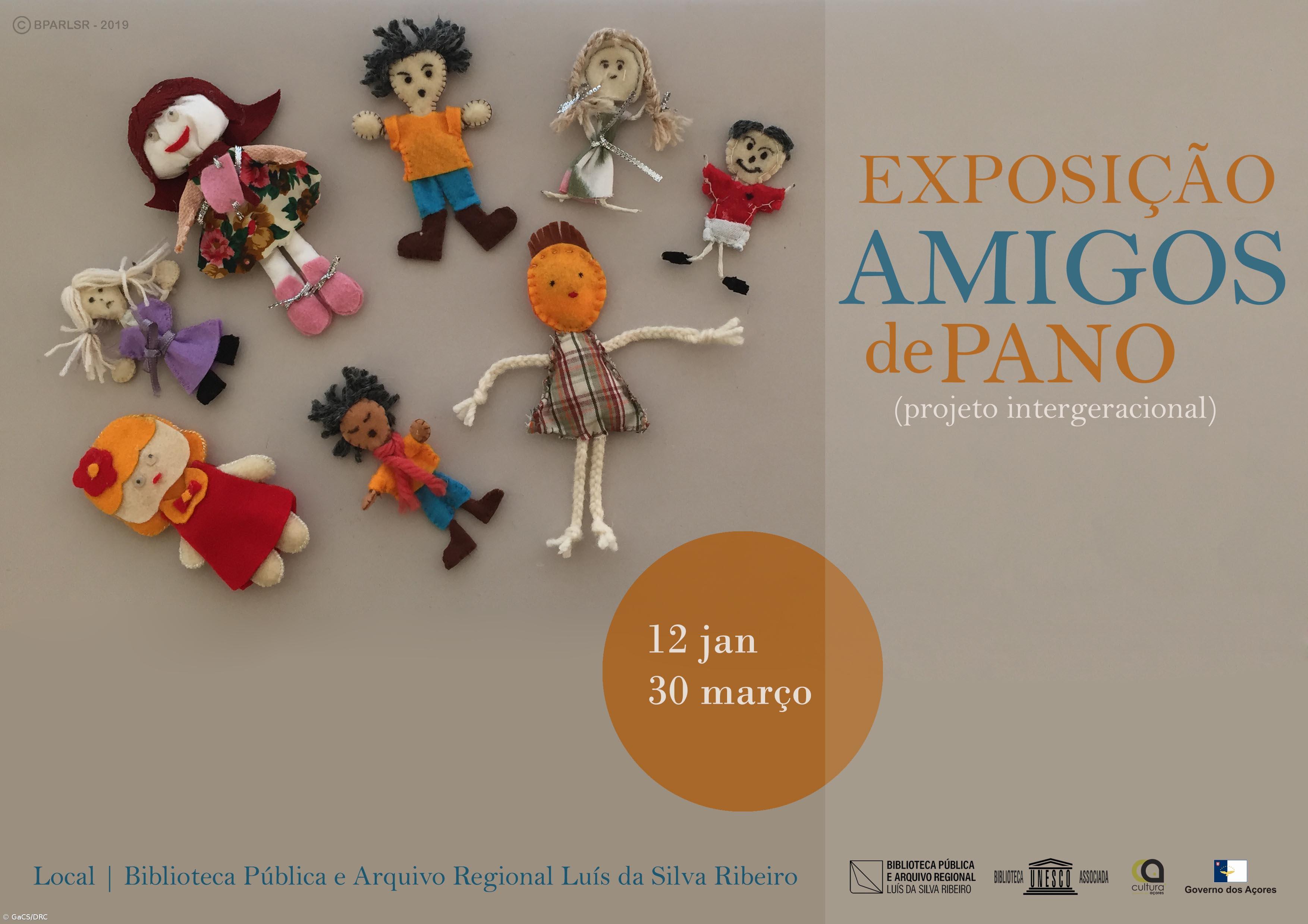 Biblioteca Pública Luís da Silva Ribeiro apresenta "Amigos de Pano" – Imagem 1
