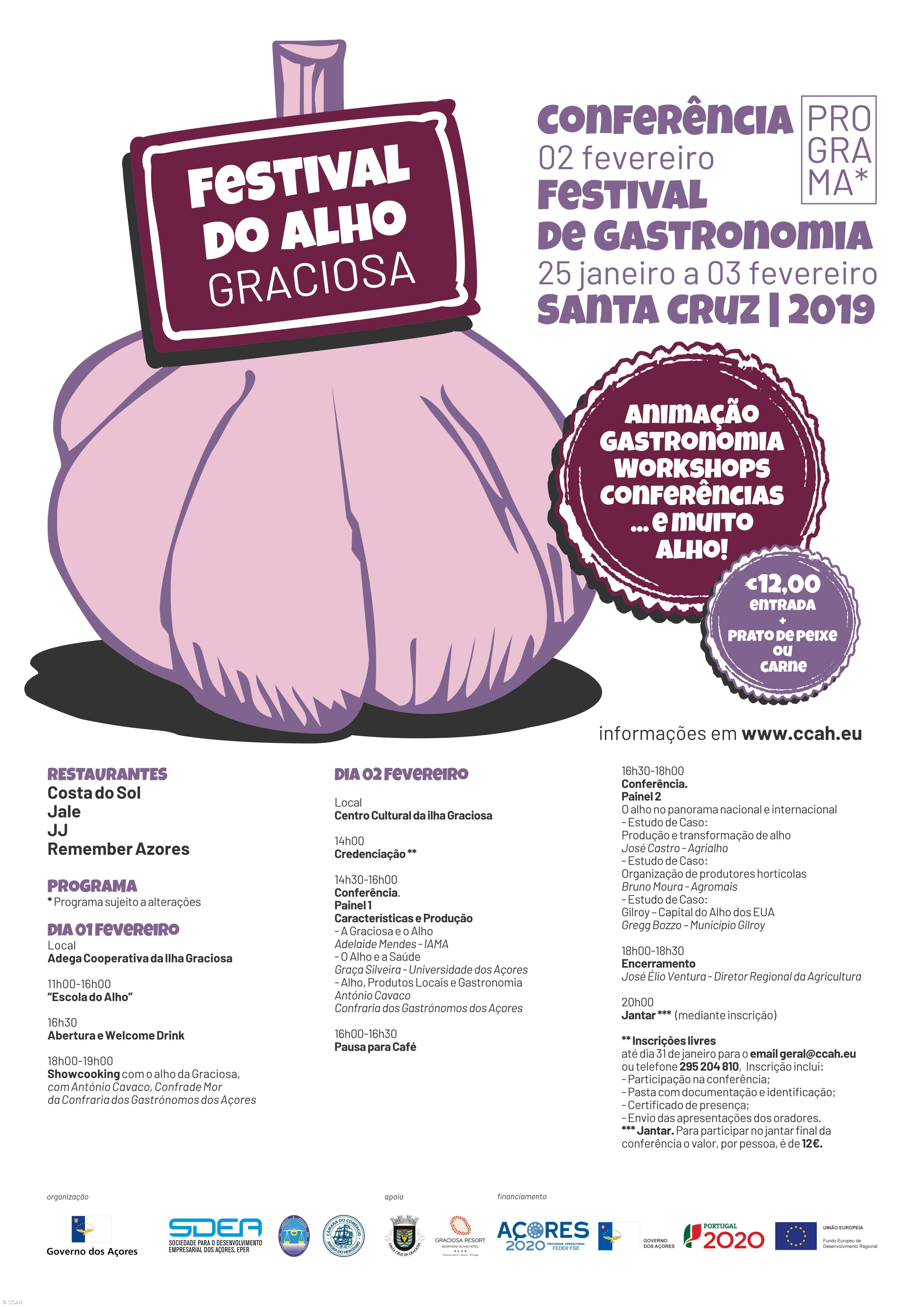 Festival do Alho da Graciosa com menus especiais na restauração – Imagem 1
