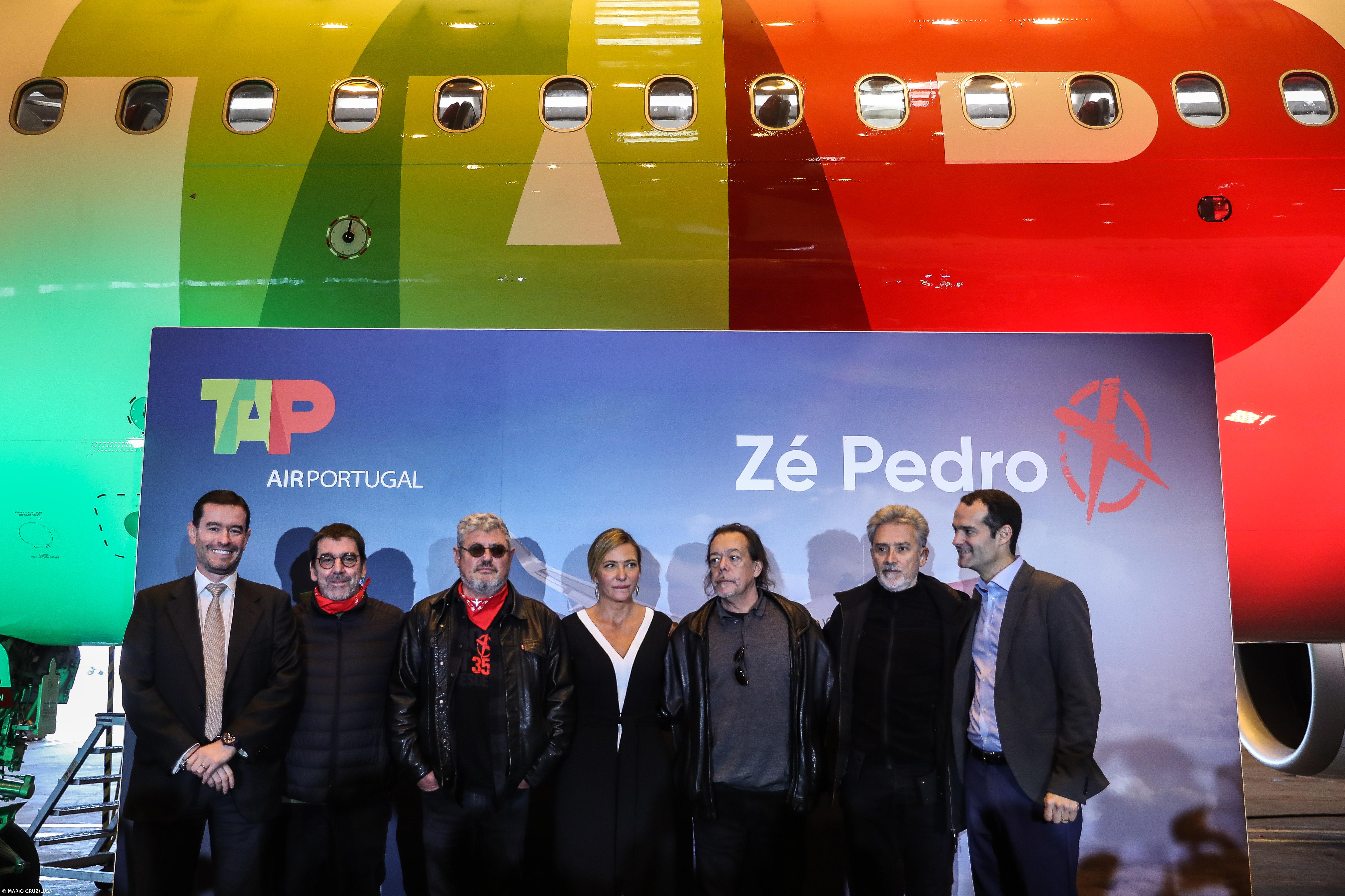 Avião da TAP batizado com o nome de Zé Pedro dos Xutos & Pontapés – Imagem 1