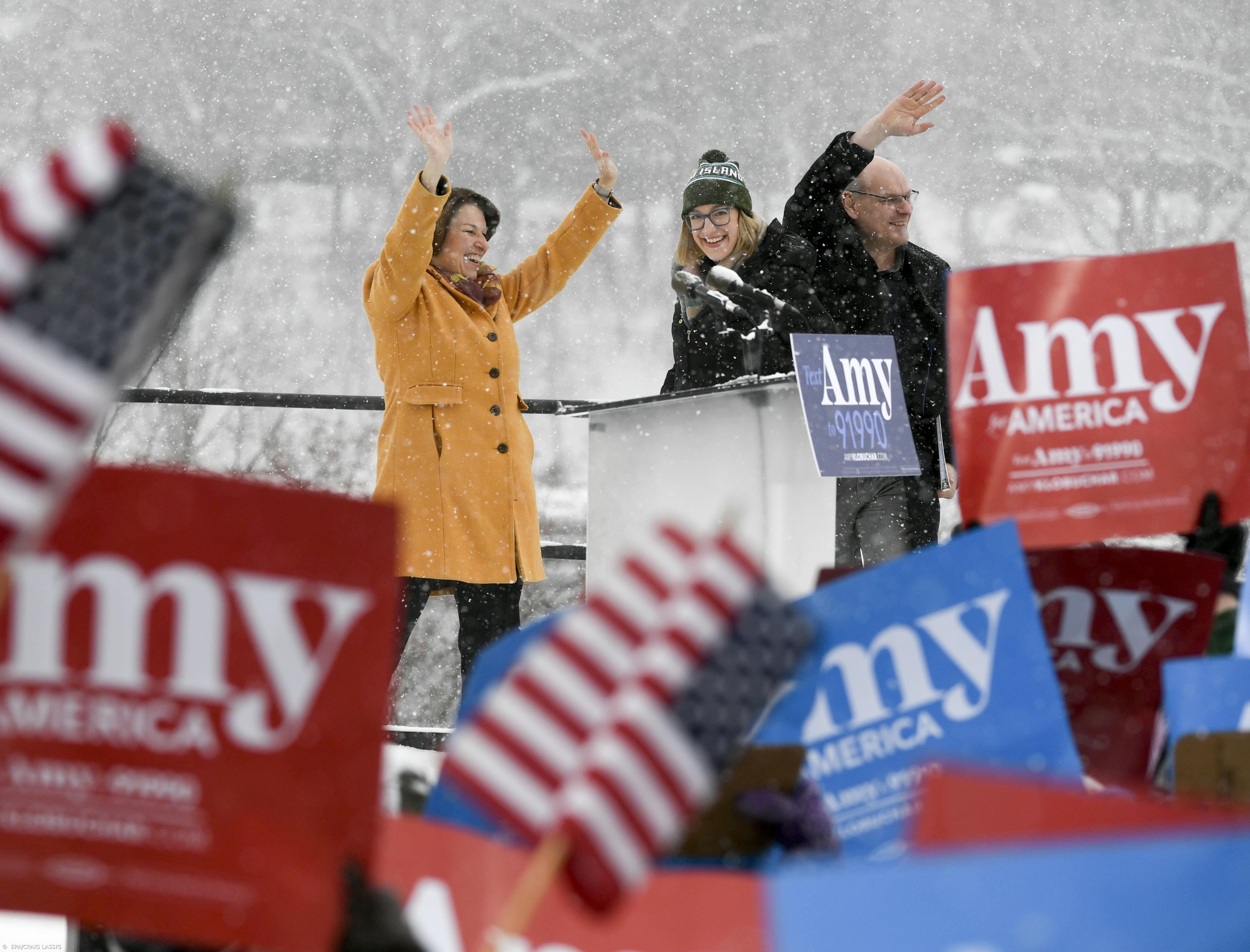 Senadora democrata Amy Klobuchar anuncia candidatura a presidenciais dos EUA – Imagem 1