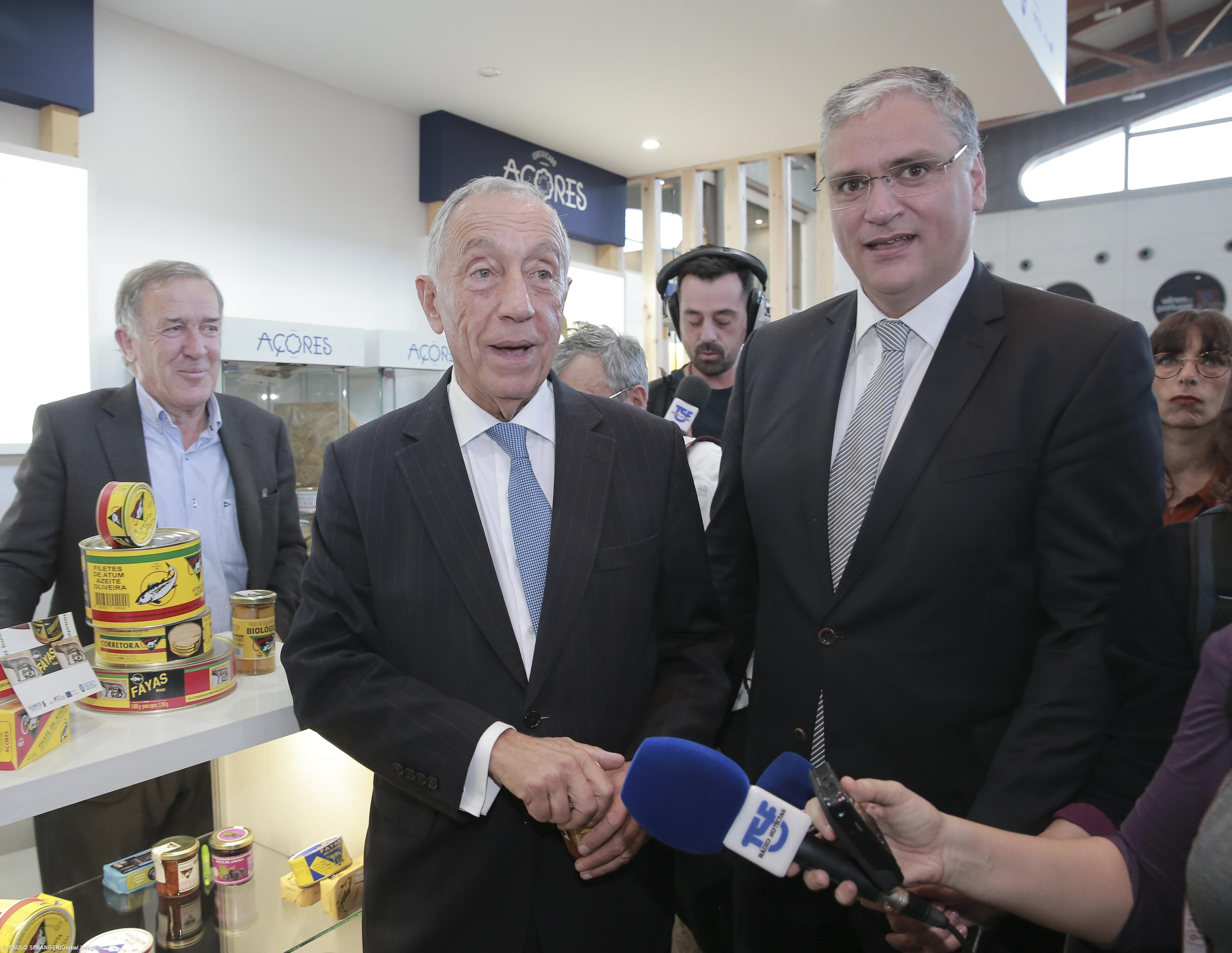 Marcelo com produtos açorianos em Belém – Imagem 1