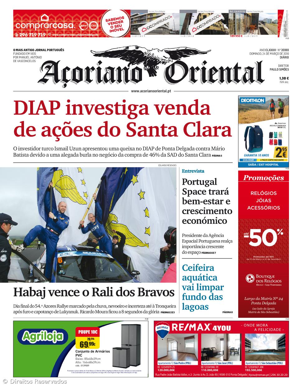 "DIAP investiga venda de ações do Santa Clara" – Imagem 1
