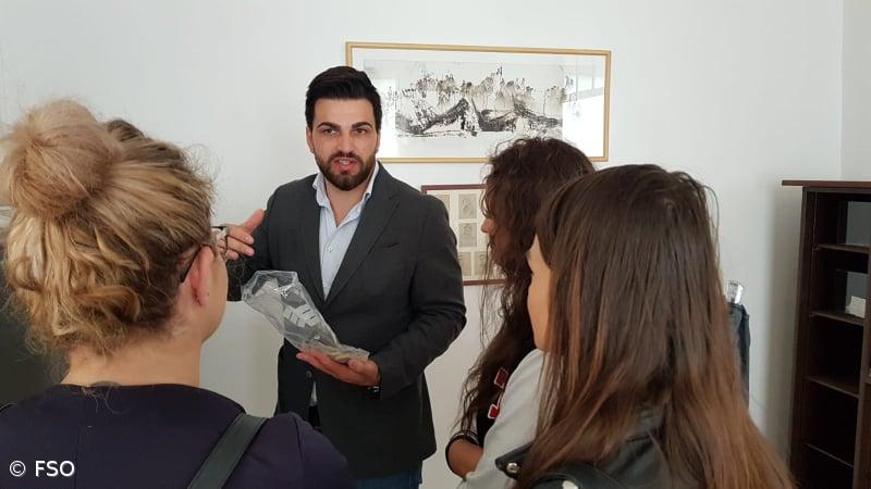 Alunas Erasmus visitam FSO e têm formação em desenho arqueológico  – Imagem 1