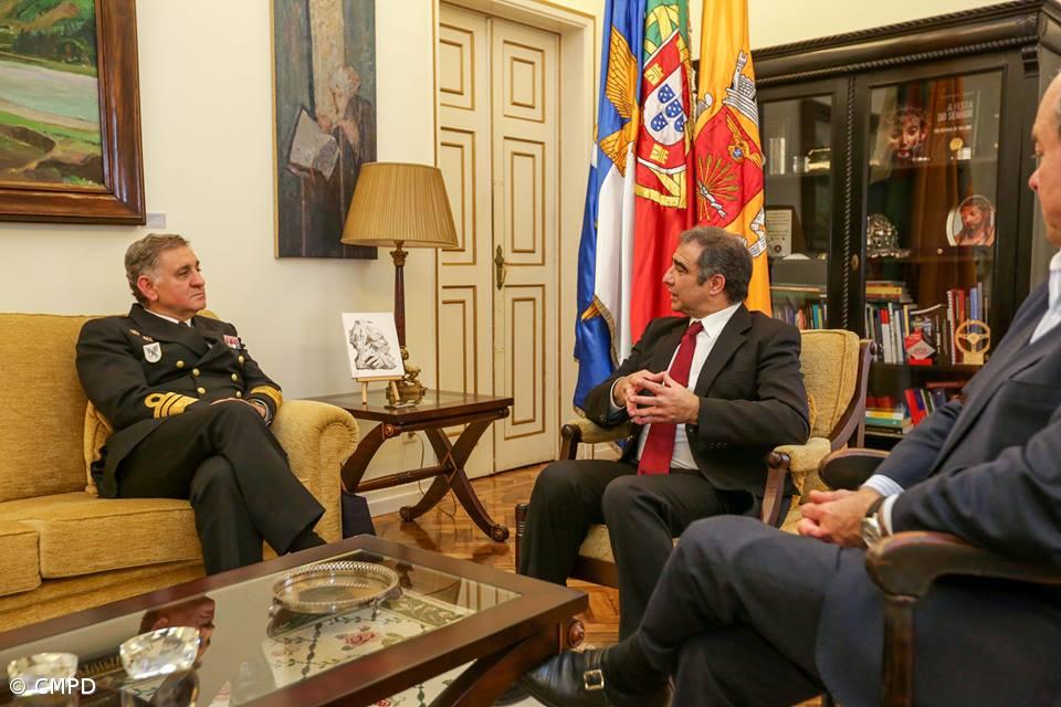 Novo Comandante Operacional dos Açores foi recebido na Câmara de Ponta Delgada – Imagem 1
