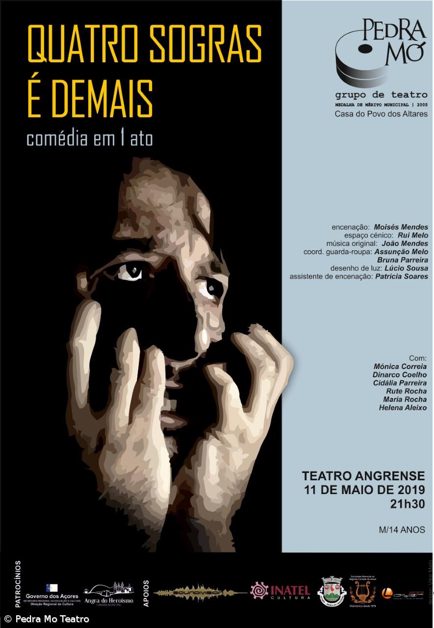 Grupo de Teatro Pedra-Mó leva a cena a peça "Quatro Sogras é Demais" em Angra do Heroísmo – Imagem 1