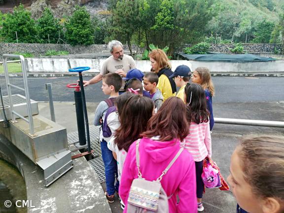 Alunos da Escola Básica Tavares Canário visitaram a ETAR de Água de Pau  – Imagem 1