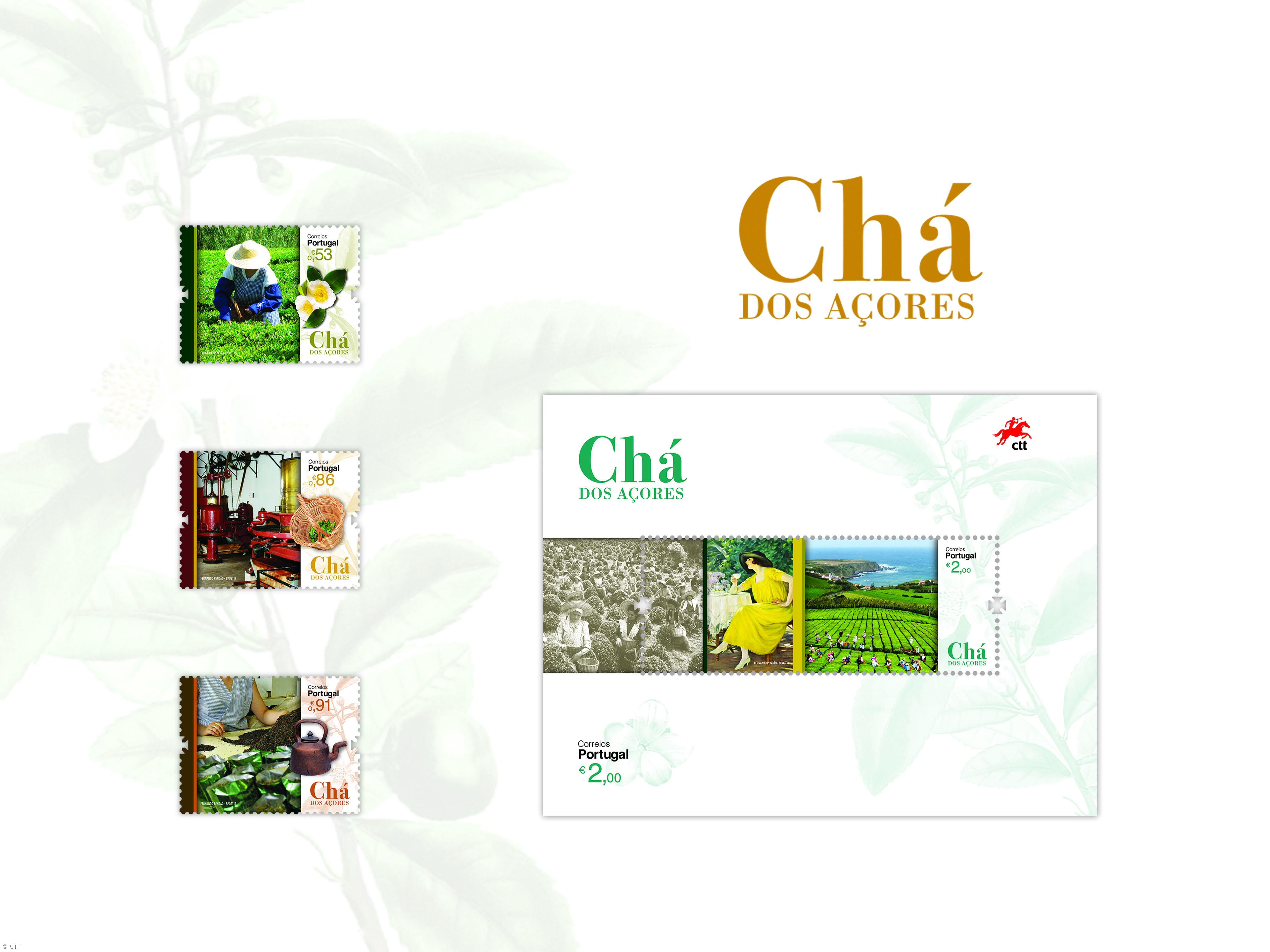 Chá dos Açores em nova emissão filatélica dos CTT – Imagem 1