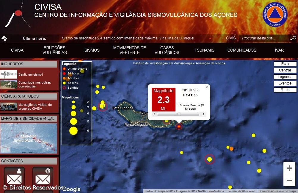 Sismo sentido na Ribeira Quente esta terça-feira – Imagem 1