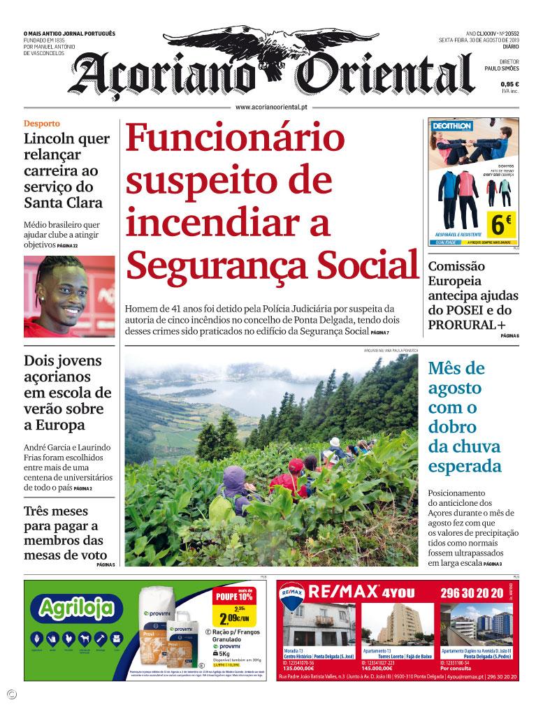 "Funcionário suspeito de incendiar a Segurança Social" – Imagem 1