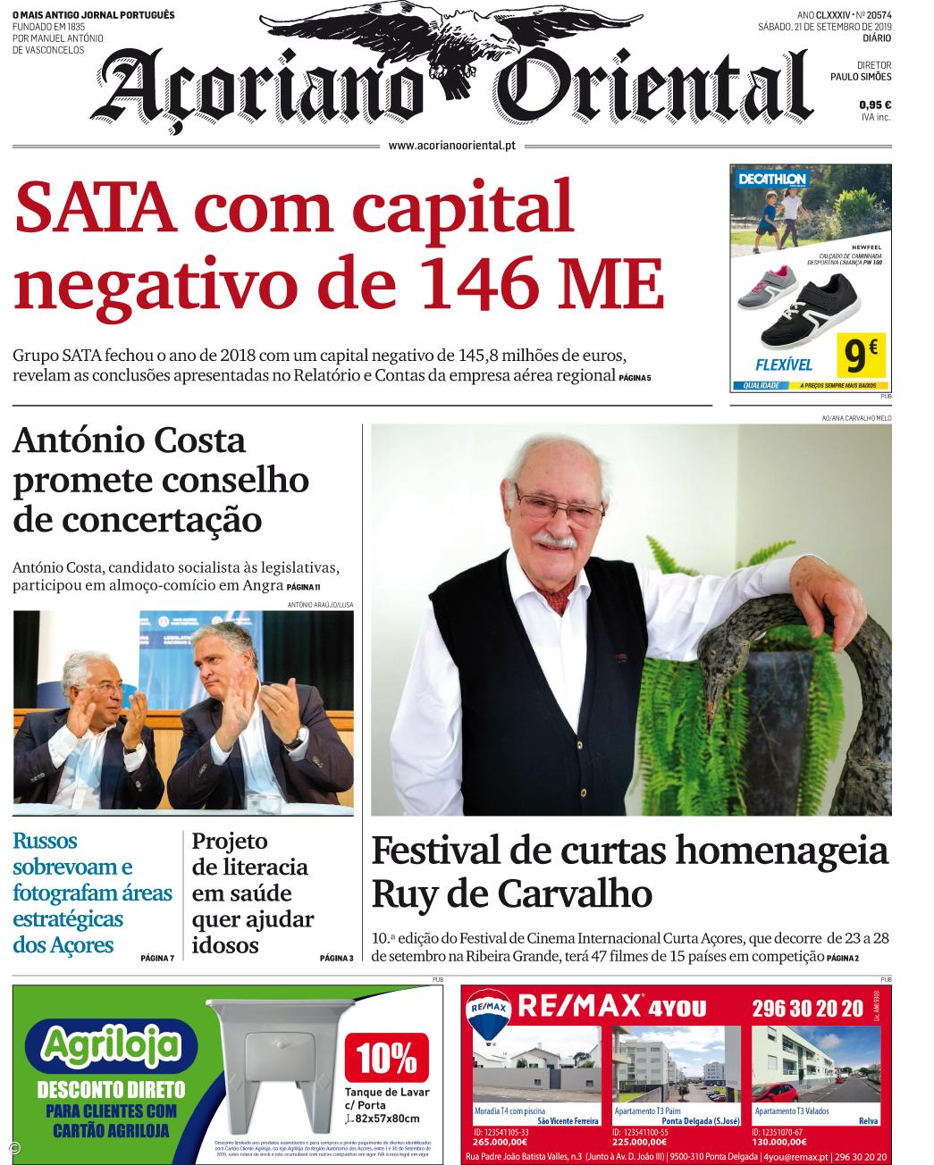 "SATA com capital negativo de 146 ME" – Imagem 1