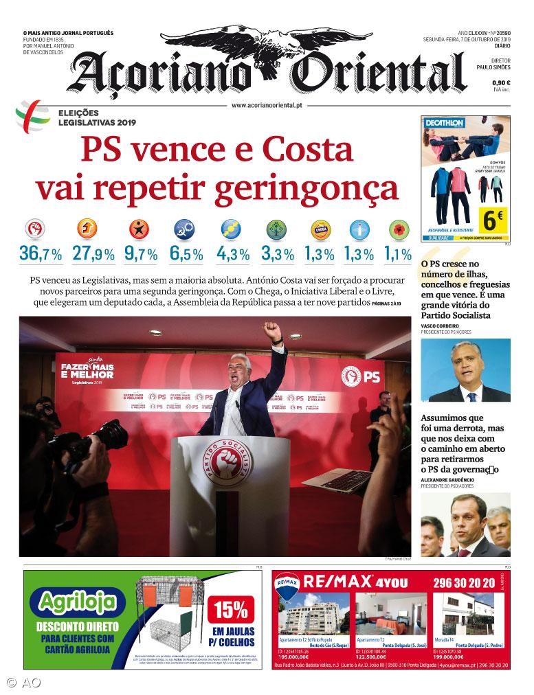 PS vence e Costa vai repetir a geringonça – Imagem 1