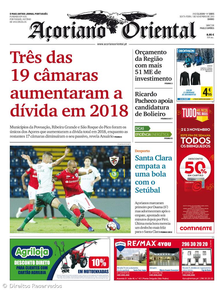 Três das 19 câmaras aumentaram a dívida em 2018 – Imagem 1