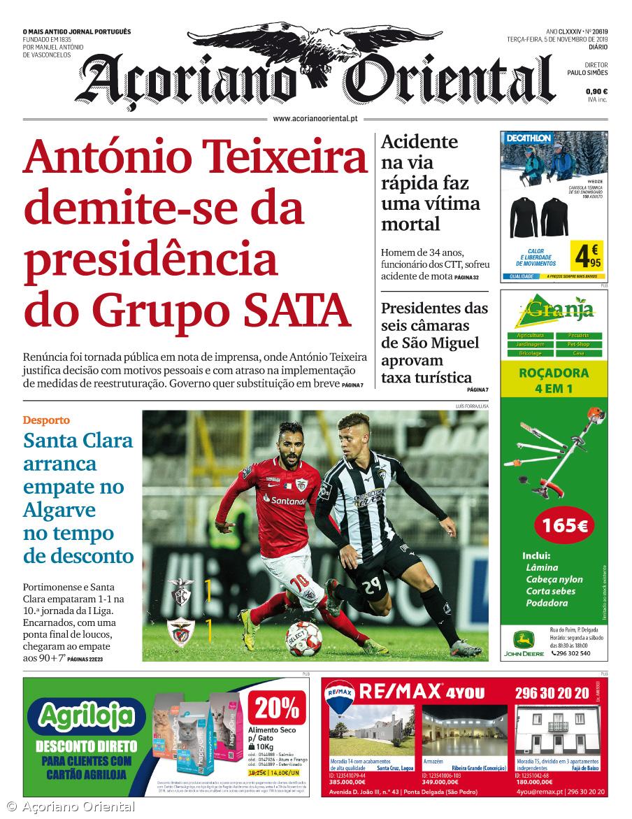 António Teixeira demite-se da presidência do Grupo SATA – Imagem 1