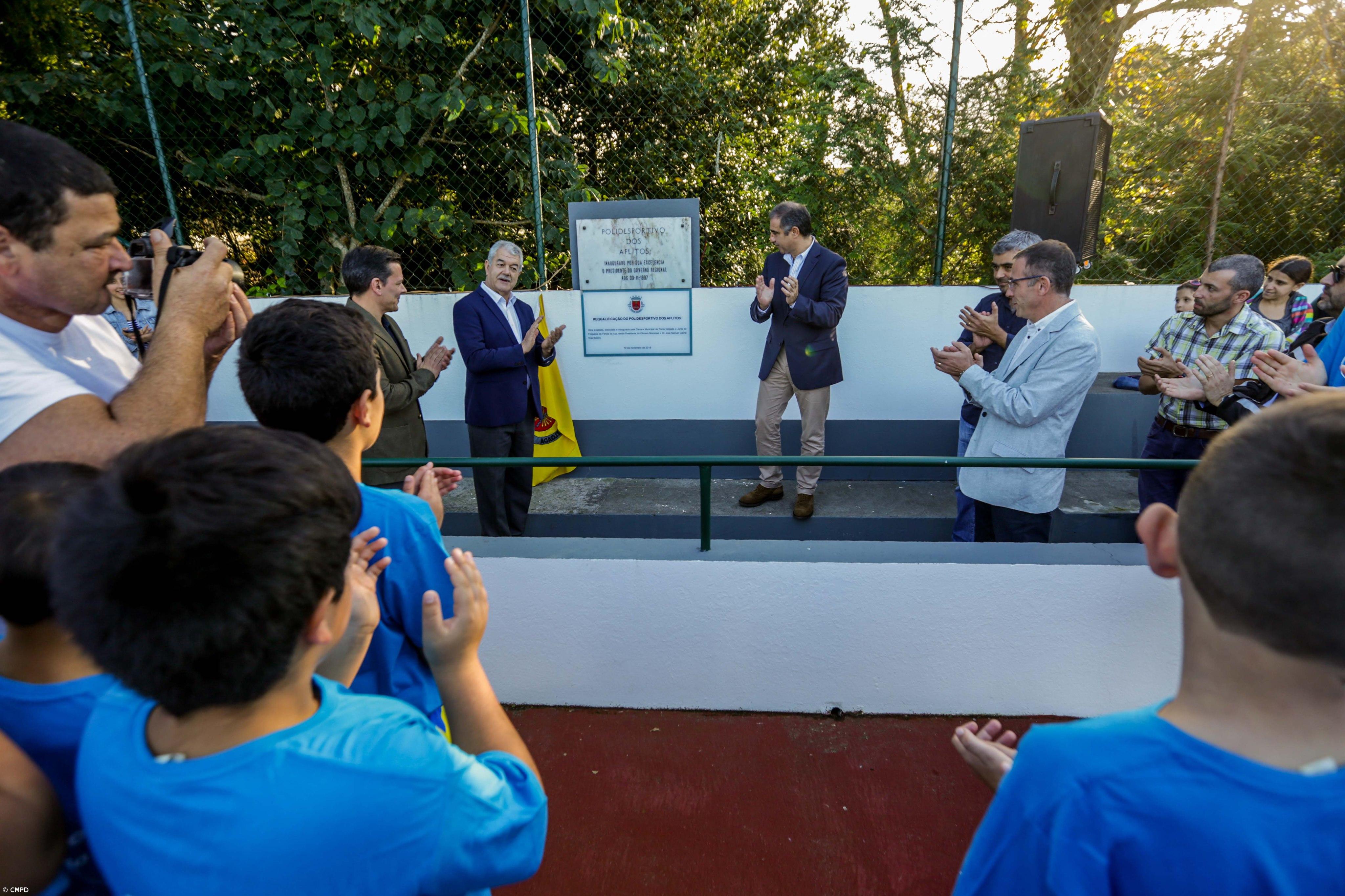 Bolieiro inaugura obras de requalificação do Polidesportivo dos Aflitos – Imagem 1