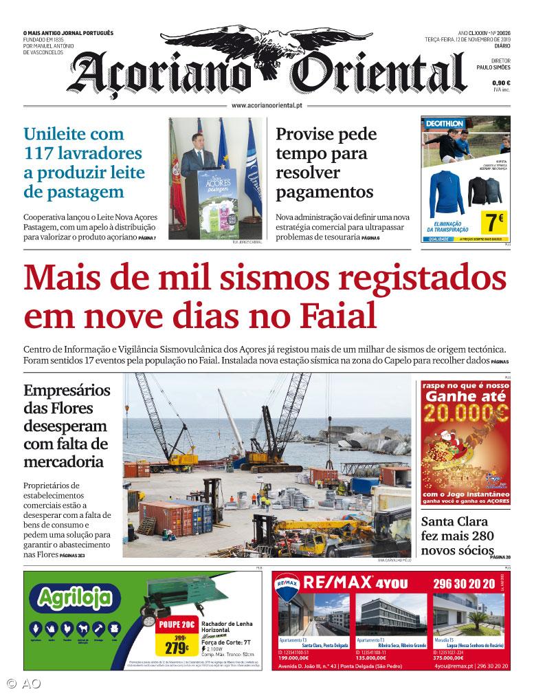 Mais de mil sismos registados em nove dias no Faial – Imagem 1