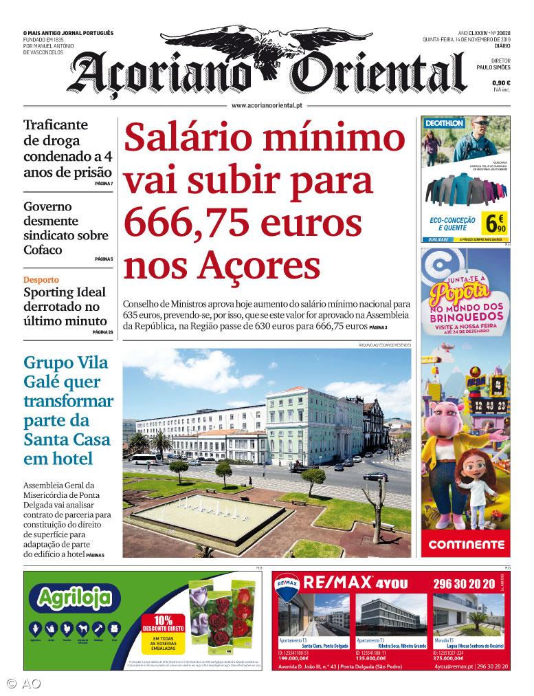 Salário mínimo vai subir para 666,75 euros nos Açores – Imagem 1