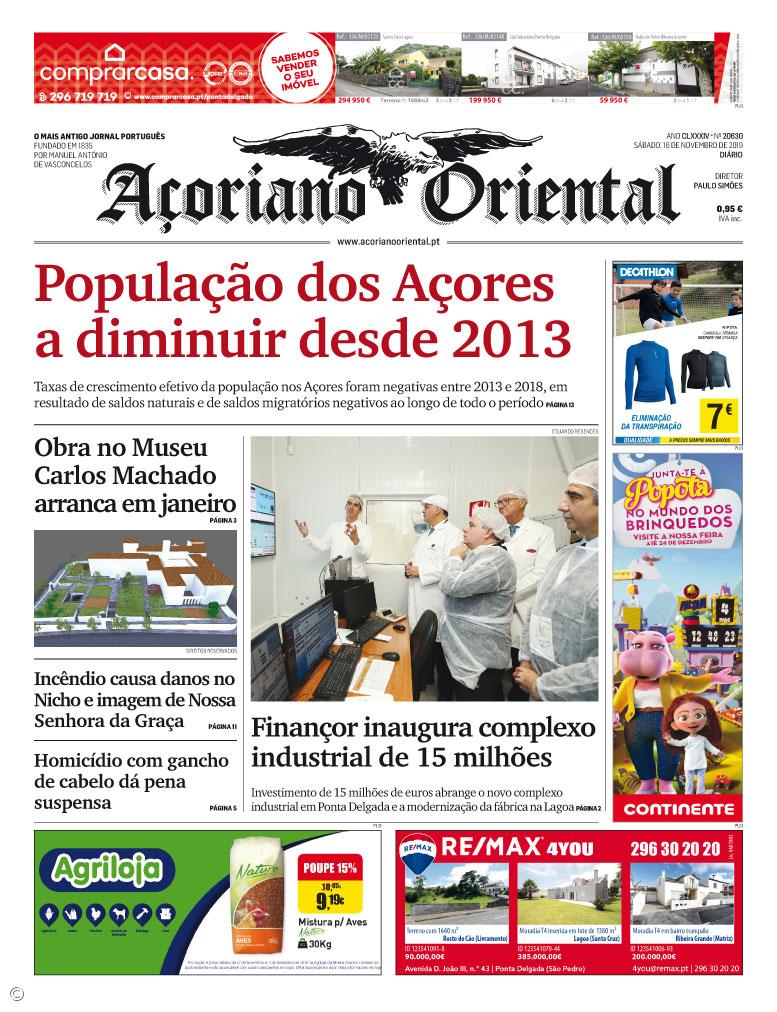 "População dos Açores a diminuir desde 2013" – Imagem 1