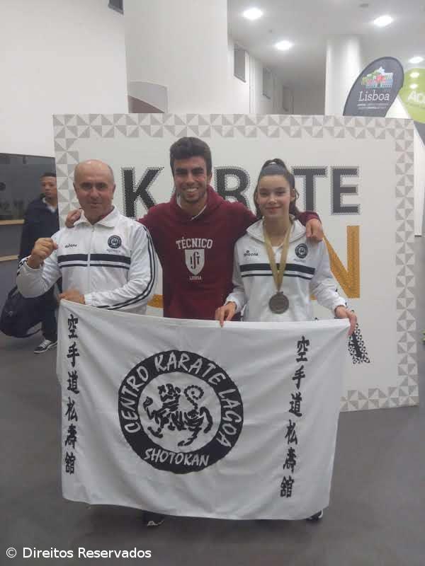 Sara Pereira do CKL conqusita 1º lugar na categoria U14-50kg – Imagem 1